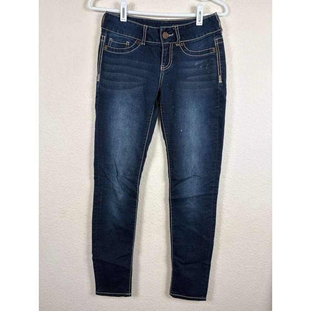 Maurices Womens Jeans Sz XS-R Denim Blue Comfort Casual Solid Excellent